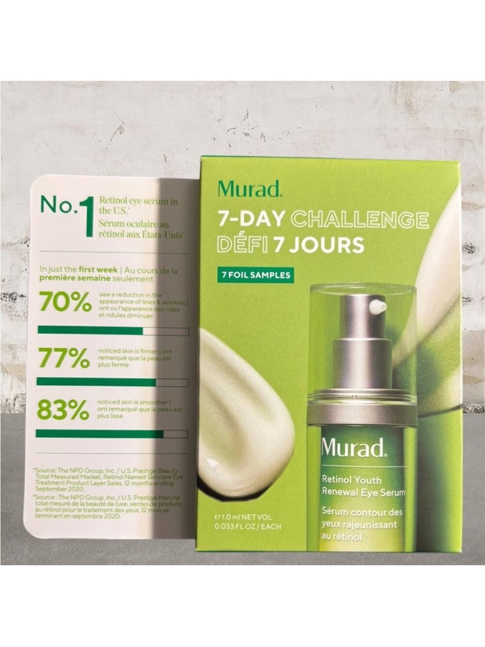 MURAD Retinol Youth Renewal Eye Serum • 7 Day Challenge • NEW IN BOX